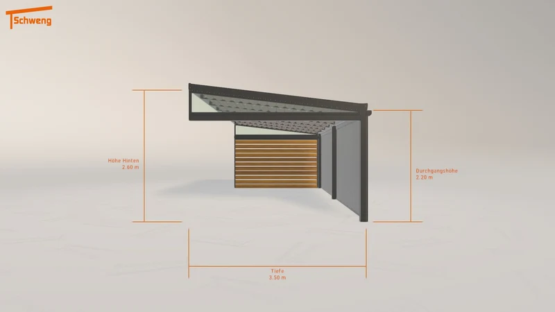#DE Schweng Terrassenüberdachung S400 (ID 77gzx7)
