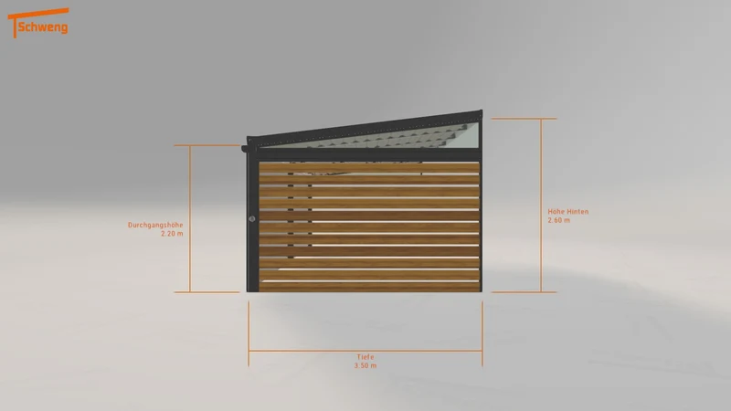 #DE Schweng Terrassenüberdachung S400 (ID 77gzx7)