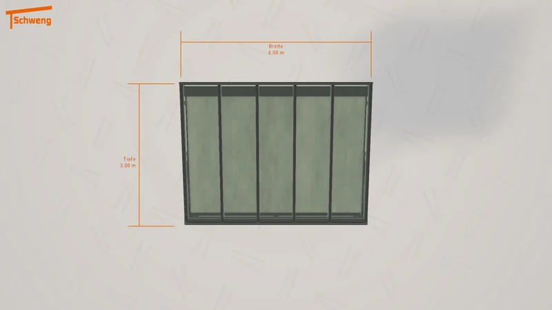 #DE Schweng Terrassenüberdachung S400 (ID ygk4dp)
