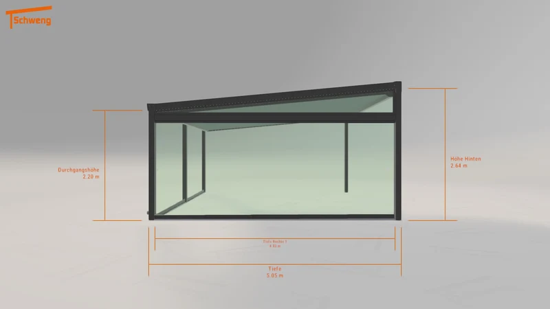 #DE Schweng Terrassenüberdachung S400 (ID 2qg737)