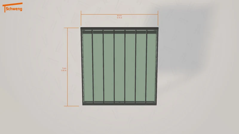 #DE Schweng Terrassenüberdachung S400 (ID 2qg737)