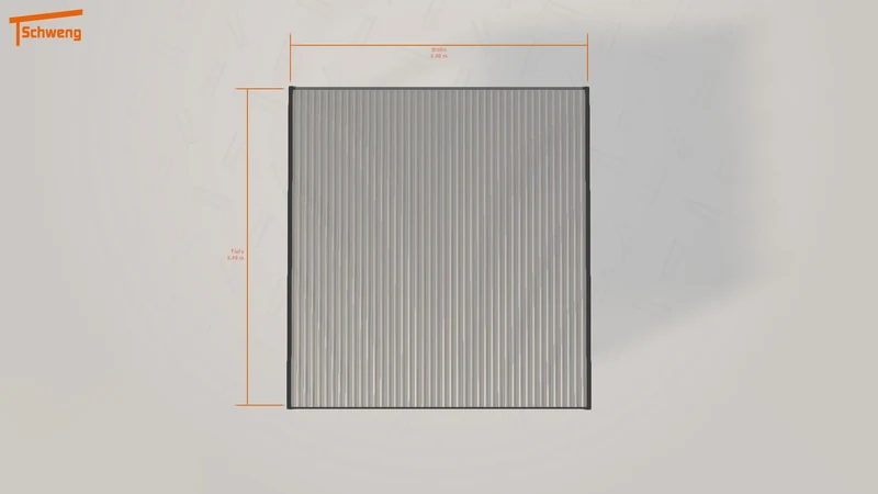 #DE Schweng Flachdachcarport C600+ (ID dvwzz7) #MTG