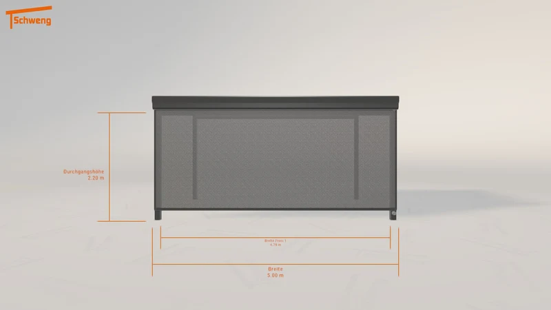 #DE Schweng Terrassenüberdachung S400 (ID rj3rzg)