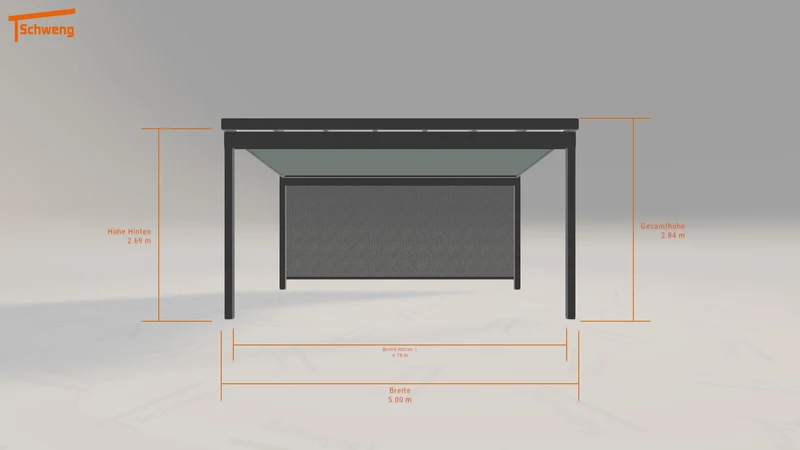 #DE Schweng Terrassenüberdachung S400 (ID rj3rzg)