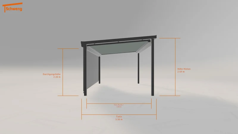 #DE Schweng Terrassenüberdachung S400 (ID rj3rzg)