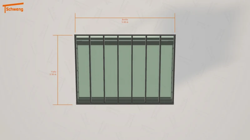 #DE Schweng Terrassenüberdachung S400 (ID rj3rzg)