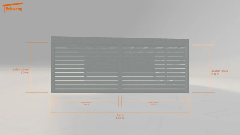#AT Schweng Flachdachcarport C600+ (ID n53kgr) #MTG
