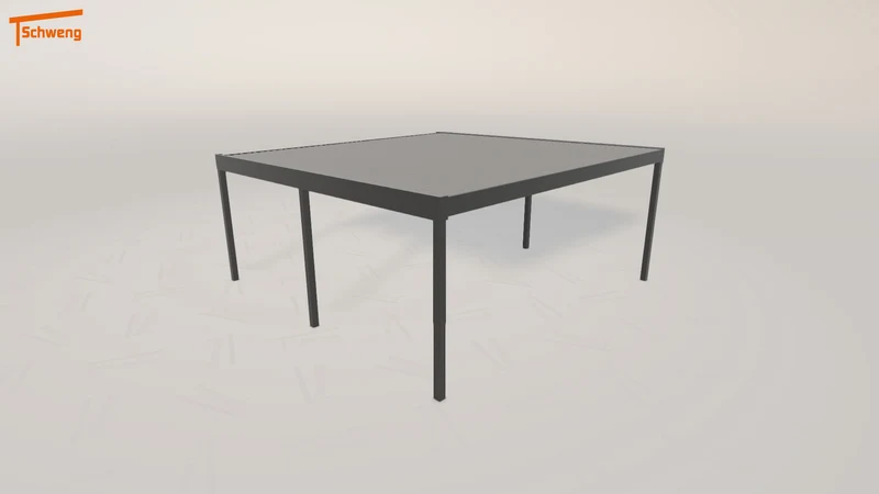 #DE Schweng Flachdachcarport C600+ (ID 33gmr3)