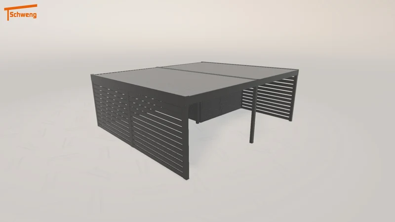 #DE Schweng Flachdachcarport C600+ (ID ygkjq4) #MTG