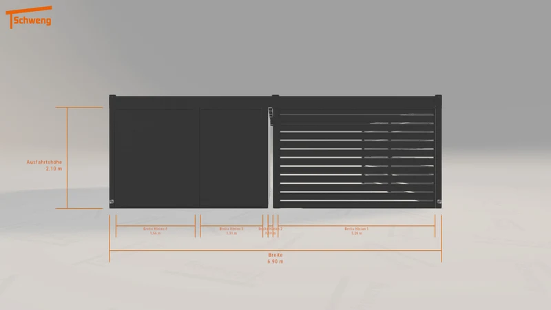 #DE Schweng Flachdachcarport C600+ (ID ygkjq4) #MTG