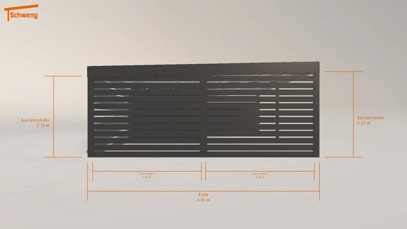 #DE Schweng Flachdachcarport C600+ (ID ygkjq4) #MTG