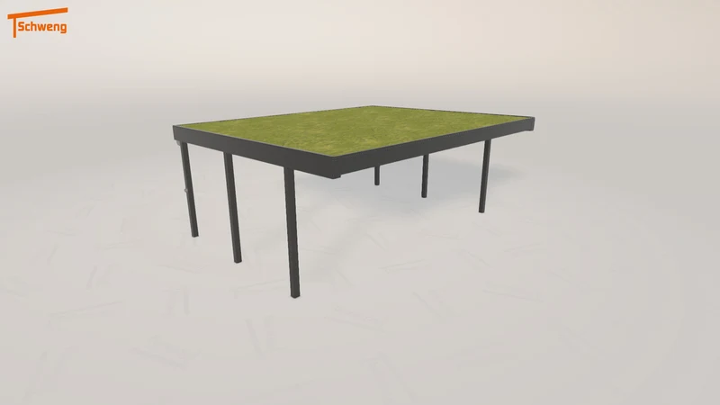 #DE Schweng Flachdachcarport C600+ (ID w3rkz4) #MTG