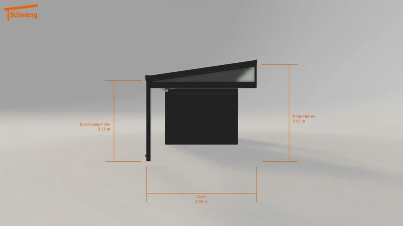 #DE Schweng Pultdachcarport S400 (ID 9wd99q) #MTG