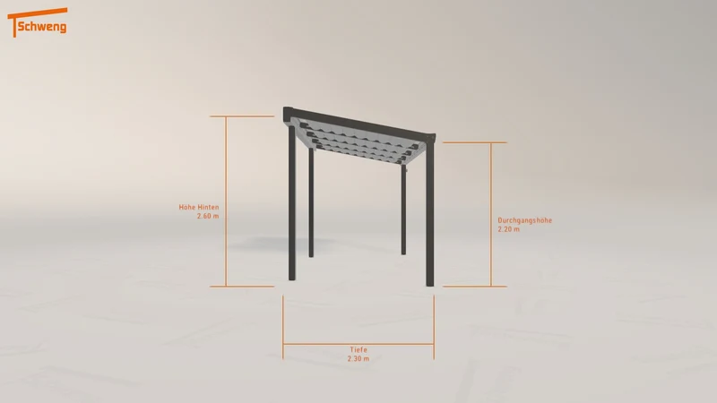 #DE Schweng Terrassenüberdachung S400 (ID w3n5rw)