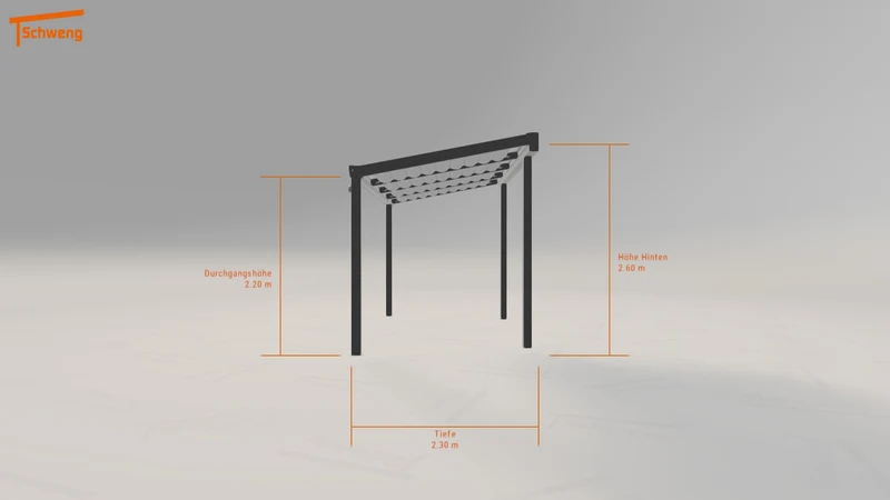 #DE Schweng Terrassenüberdachung S400 (ID w3n5rw)