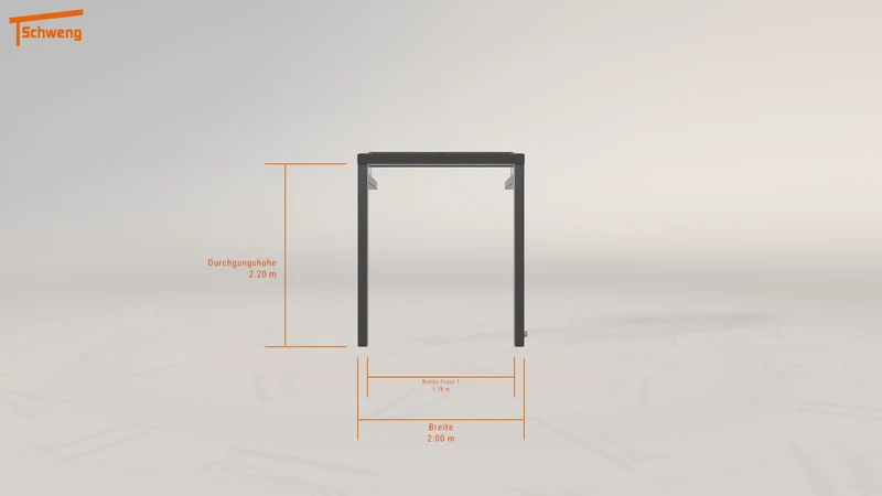 #DE Schweng Terrassenüberdachung S350 (ID 77m4gv)