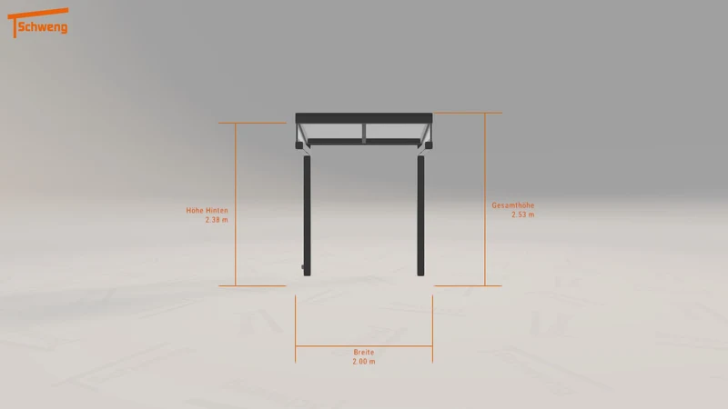#DE Schweng Terrassenüberdachung S350 (ID 77m4gv)