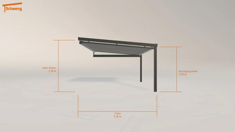 #DE Schweng Terrassenüberdachung S400 (ID ygnxkv)