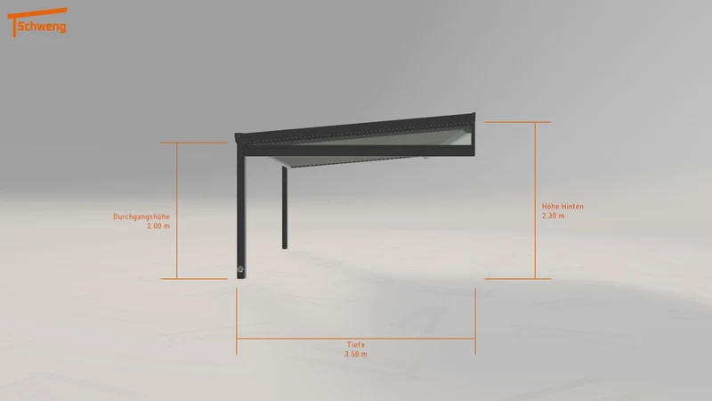#DE Schweng Terrassenüberdachung S400 (ID ygnxkv)