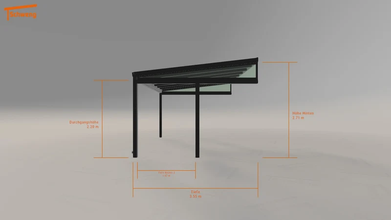 #DE Schweng Terrassenüberdachung S350 (ID dv3bw3)