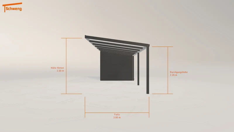#DE Schweng Terrassenüberdachung S350 (ID bkgv82)