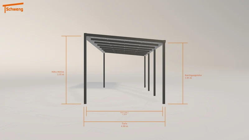 #DE Schweng Pultdachcarport S400 (ID qd352k) #MTG