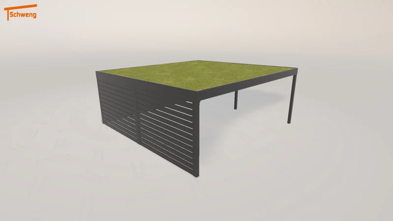 #DE Schweng Flachdachcarport C600+ (ID 85rnbn) #MTG
