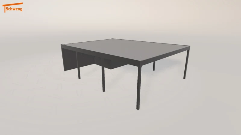 #DE Schweng Flachdachcarport C600+ (ID 2qgrd9) #MTG