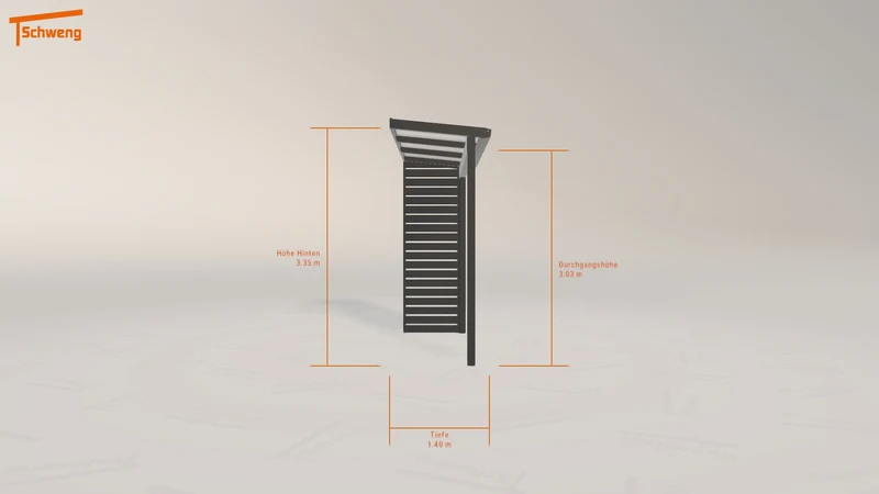 #DE Schweng Terrassenüberdachung S350 (ID rj3qv2)