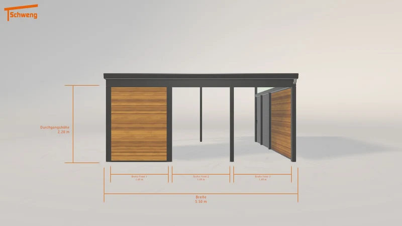 #DE Schweng Pultdachcarport S400 (ID g7b4n7)