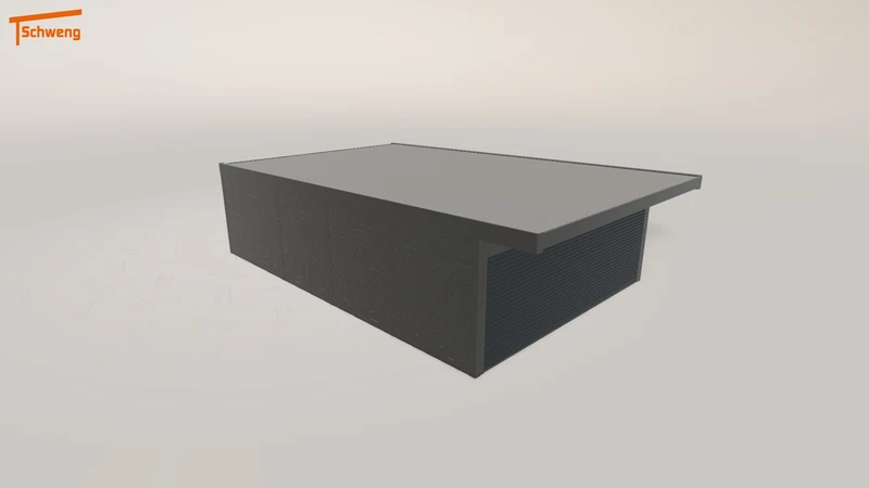 #DE Schweng Flachdachcarport C600 (ID pb3zwb) #MTG