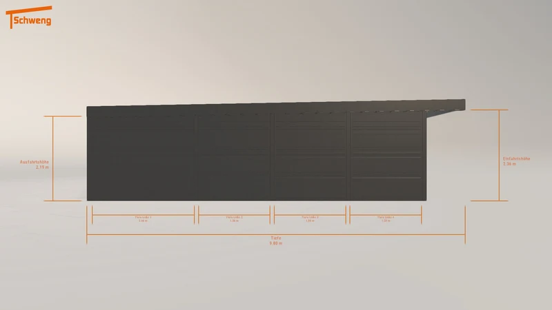 #DE Schweng Flachdachcarport C600 (ID jj324b) #MTG