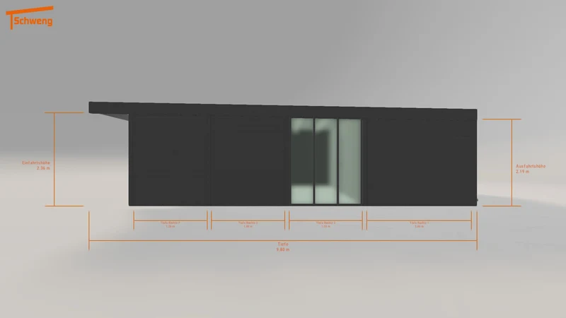 #DE Schweng Flachdachcarport C600 (ID jj324b) #MTG