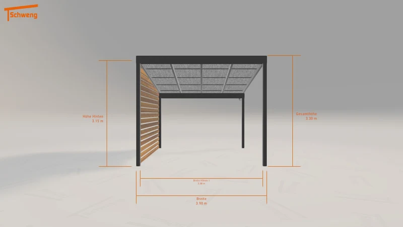 #DE Schweng Pultdachcarport S400 (ID rj3n7d) #MTG