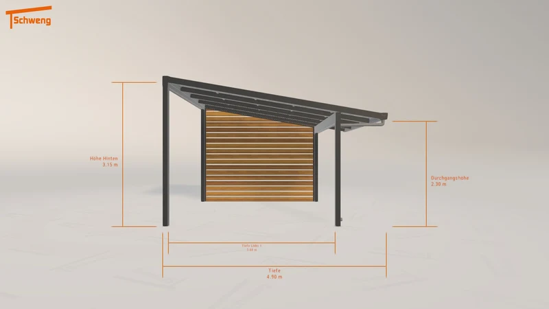 #DE Schweng Pultdachcarport S400 (ID rj3n7d) #MTG