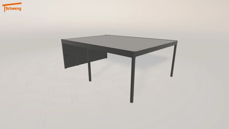 #DE Schweng Flachdachcarport C600 (ID x7kgd3) #MTG