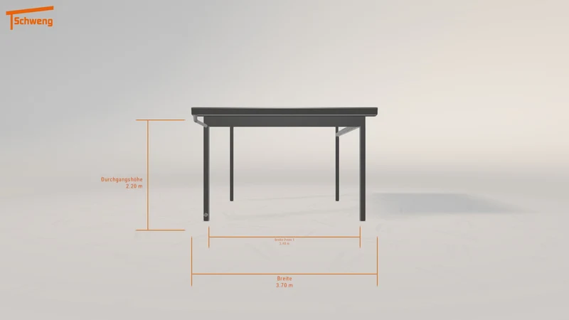 #DE Schweng Pultdachcarport S400 (ID 77gkdq) #MTG