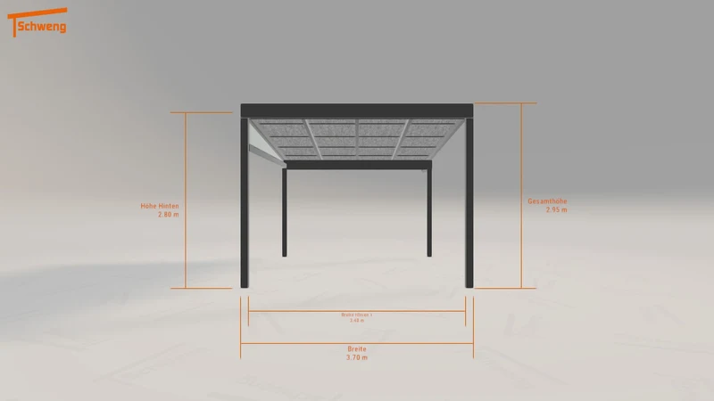 #DE Schweng Pultdachcarport S400 (ID 77gkdq) #MTG