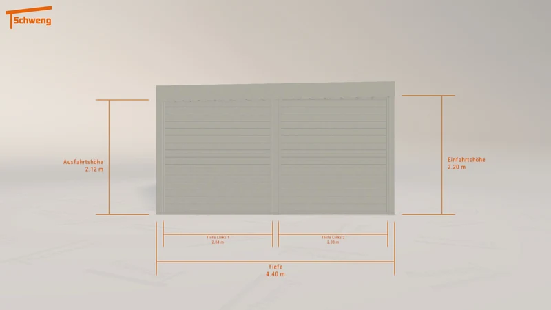 #DE Schweng Flachdachcarport C600 (ID rj3q7m) #MTG