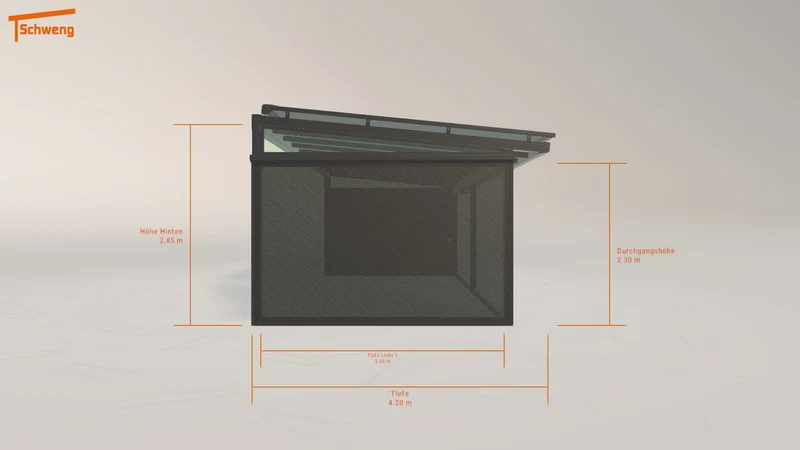 #DE Schweng Terrassenüberdachung S400 (ID bk8nbq)