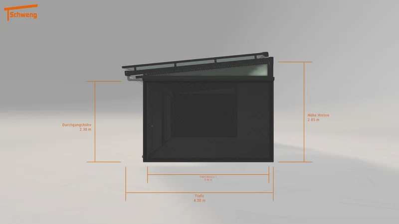#DE Schweng Terrassenüberdachung S400 (ID bk8nbq)