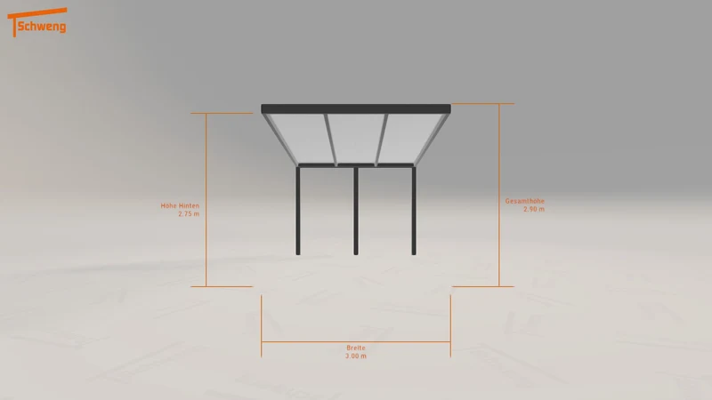#DE Schweng Terrassenüberdachung S400 (ID 77gzd7)