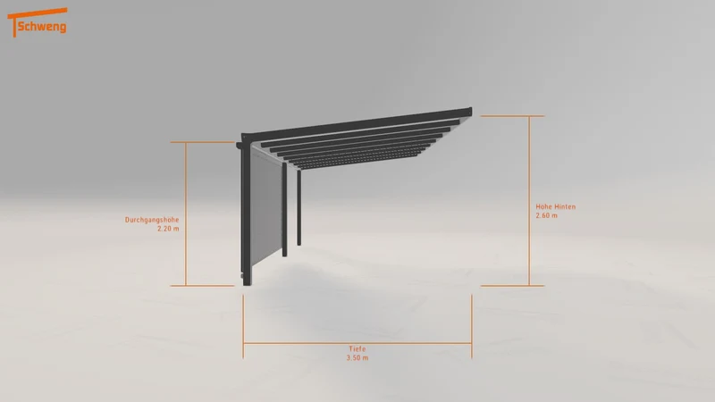 #DE Schweng Terrassenüberdachung S400 (ID 9wdb2q)