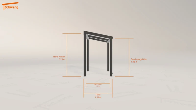 #DE Schweng Terrassenüberdachung S350 (ID bk83dp)