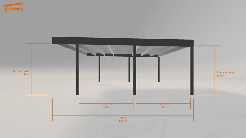 #DE Schweng Flachdachcarport C600 (ID n53k5r) #MTG