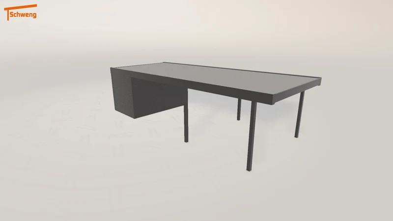 #DE Schweng Flachdachcarport C600 (ID k23pjg) #MTG