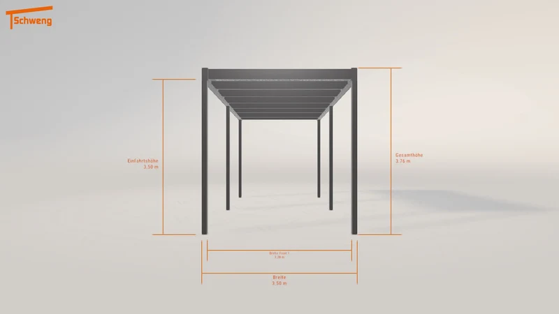 #DE Schweng Flachdachcarport C600 (ID mj32yw) #MTG