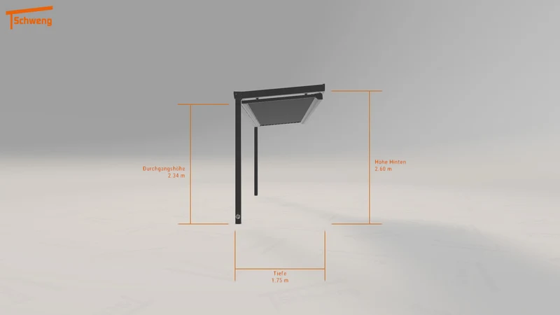 #DE Schweng Terrassenüberdachung S400 (ID w3rxqv)