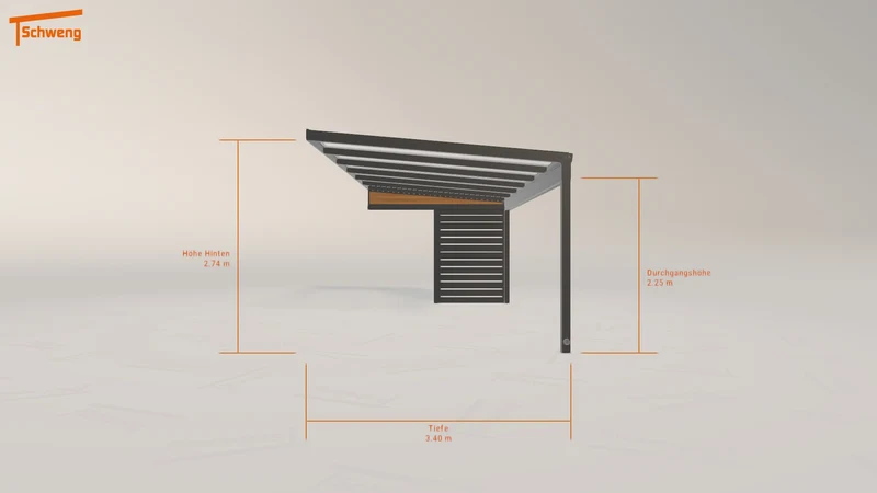 #DE Schweng Pultdachcarport S350 (ID ygnxvr) #MTG