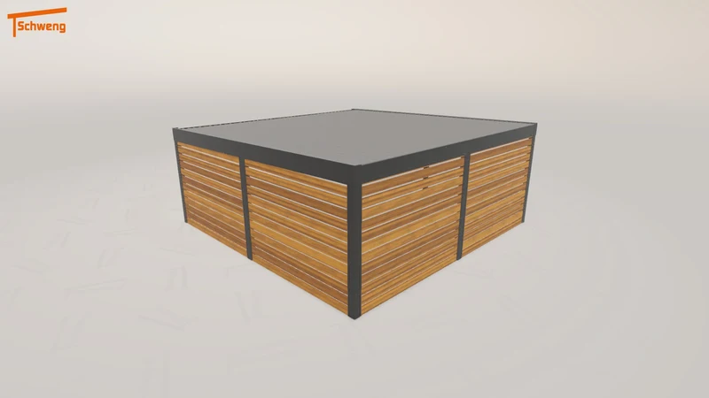 #DE Schweng Flachdachcarport C600+ (ID jj3yy8) #MTG